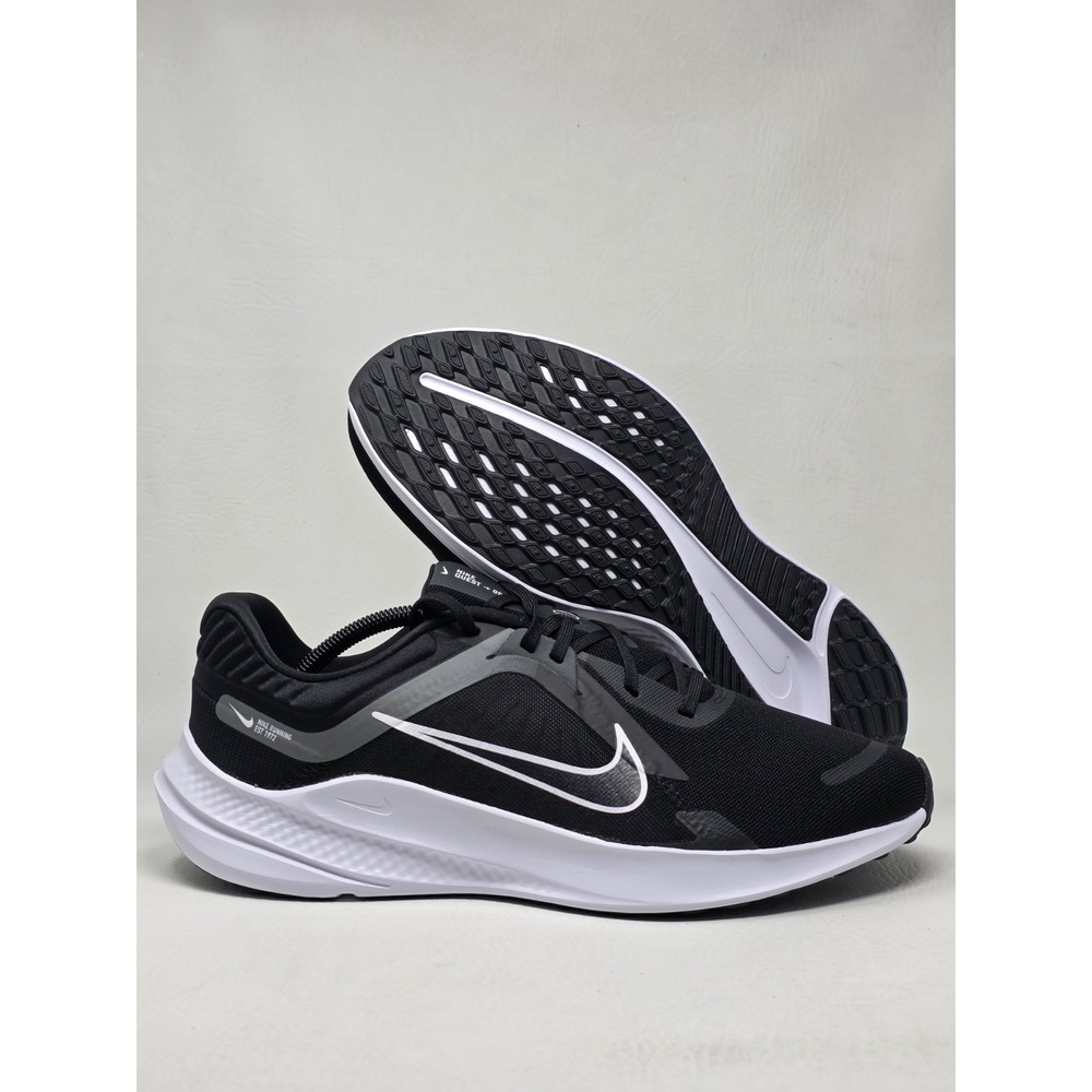 Nike Quest 5 Size 11.5 Mens DD0204-001 Black White Athletic Running Shoes New
